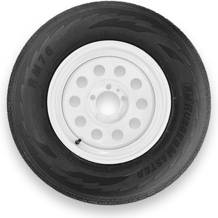 Rubbermaster - Steel Master Rubbermaster ST205/75R15 6 Ply Highway Rib Tire and 5 on 4.5 Modular Wheel Assembly 599540